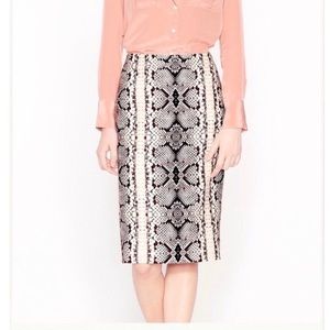 J. Crew No. 2 Snakeskin Pencil Skirt